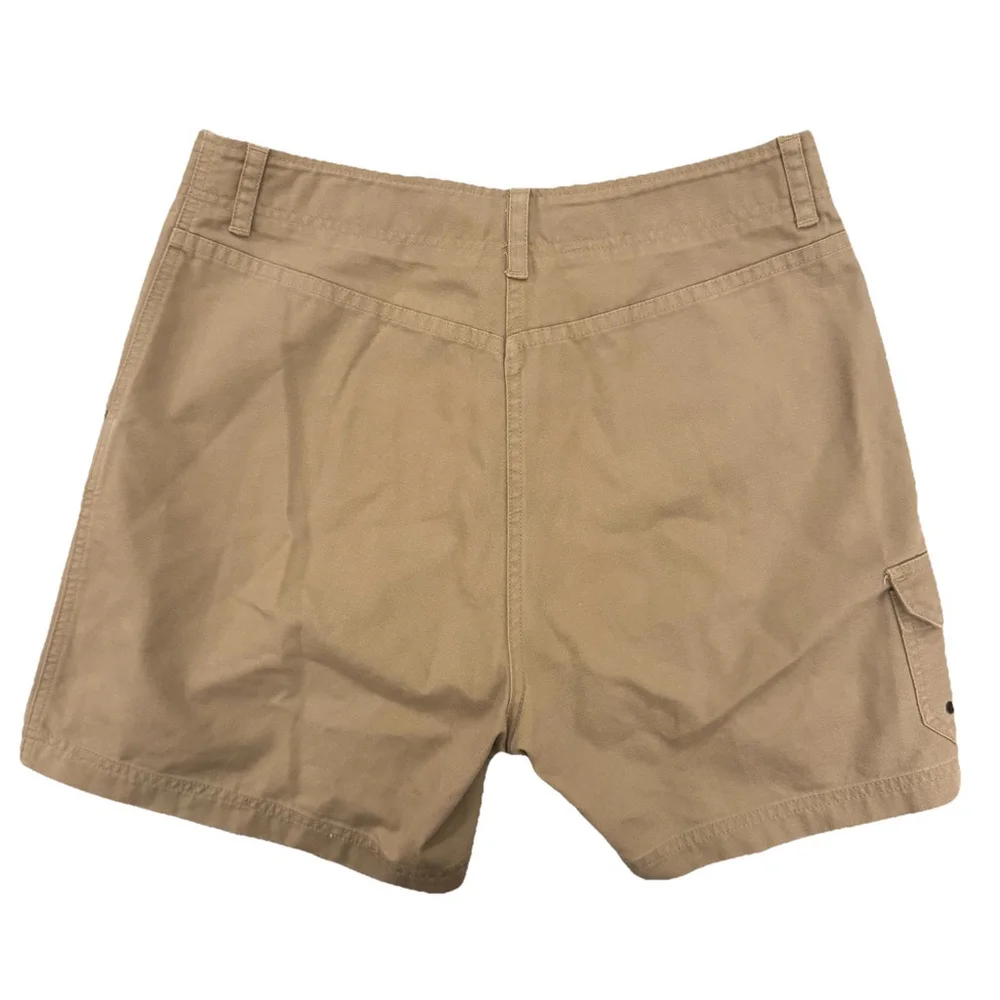Lauren Ralph Lauren Cargo Hiking Shorts Women's Size 12 Khaki Tan Cotton